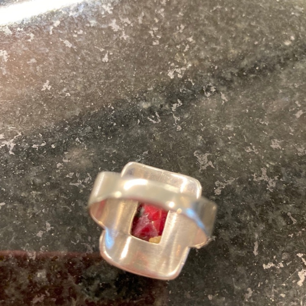 Ruby antique ring - Picture 5 of 6